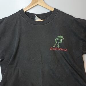 Vintage 1995 Budweiser Single Stitch Wild Oats Frog Tee Shirt Size XL